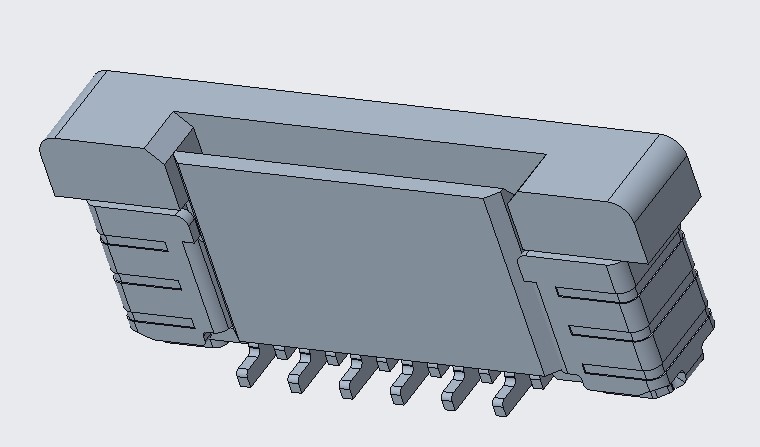 FPC 0.5PITCH 4.4/4.95H 立贴反脚    12Pin