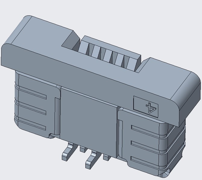 FPC 0.5PITCH 4.4/4.95H 立贴正脚 10Pin