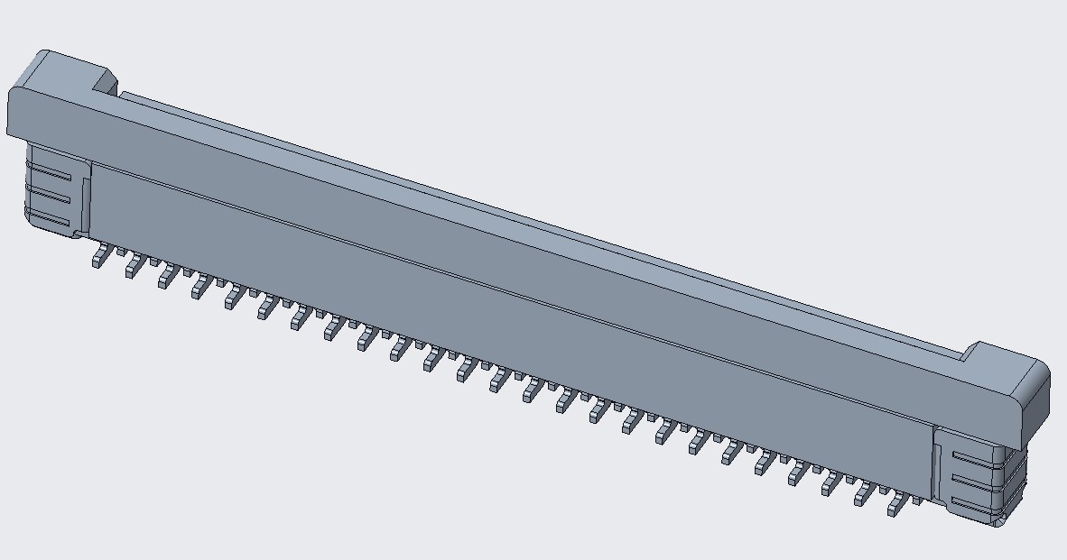 FPC 0.5PITCH 4.4/4.95H 立贴正脚 10Pin