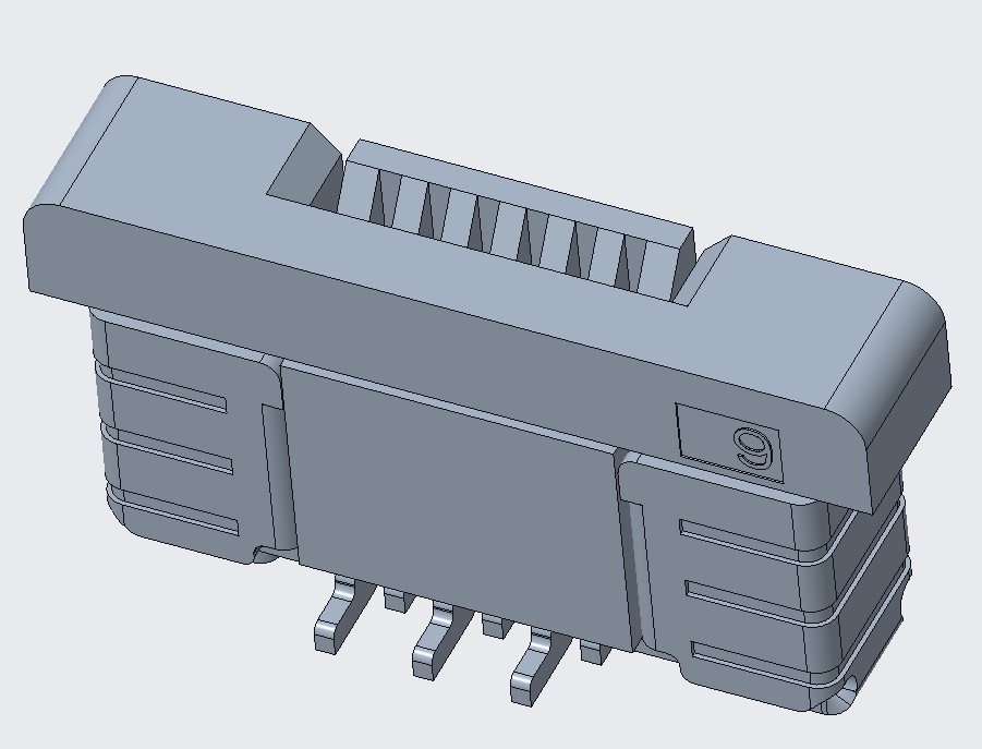 FPC 0.5PITCH 4.4/4.95H 立贴正脚 10Pin