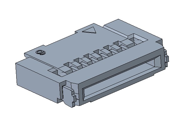 FPC0.50mm PITCH 后掀盖式H=1.0