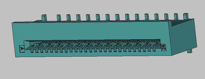 0.5Pitch H=4.0 FPC Non-ZIF S/A Reverse SMT CONN