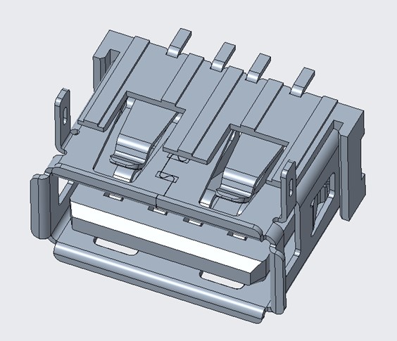 USB 2.0 A/F SMT TYPE