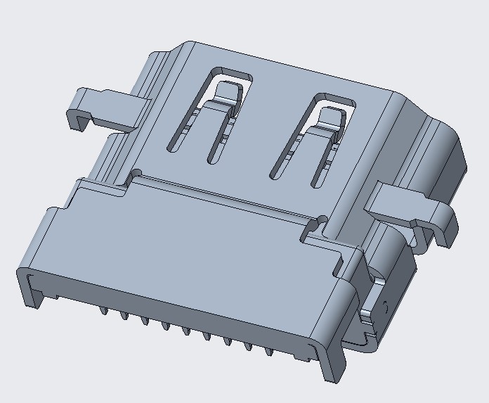 IO连接器_HDMI_沉板_19 pin