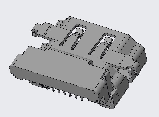 HDMI AF R/A DIP RVS TYPE CH=-2.37mm
