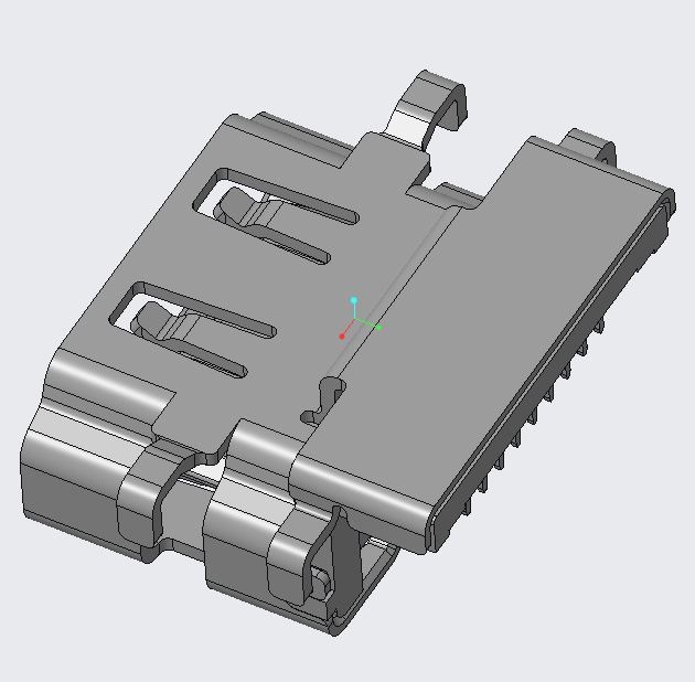 HDMI AF R/A DIP RVS TYPE CH=-2.77