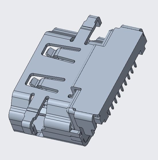 HDMI AF R/A DIP RVS TYPE CH=2.21mm