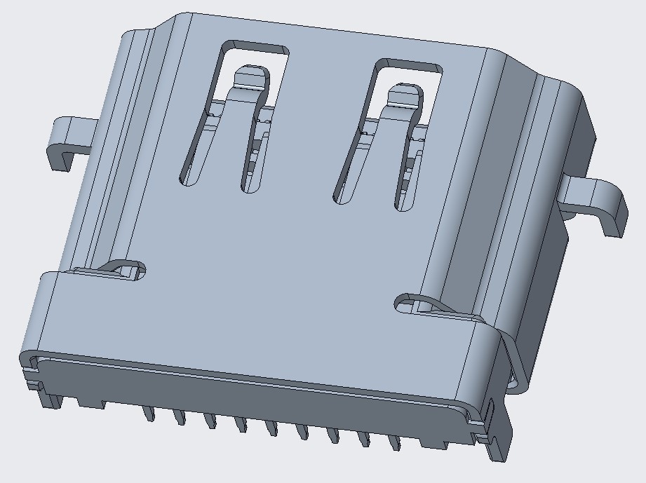 HDMI AF RVS CH=0.4 H3.18 L12.70 DIP