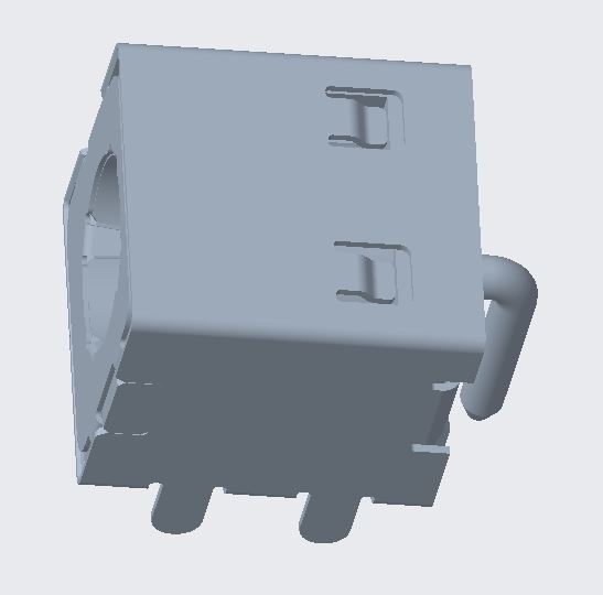 &Phi;5.5 卧式 DC POWER JACK