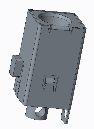 &phi;4.00X1.70焊线式DC POWER JACK