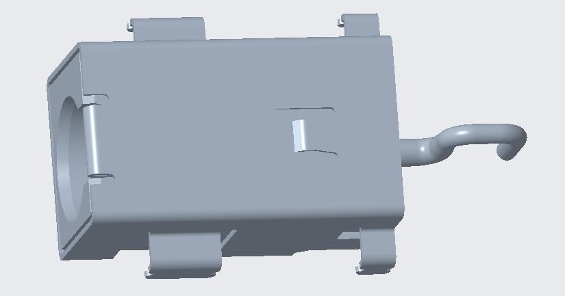 &phi;4.0沉板式（CH=-0.87）DC POWER JACK
