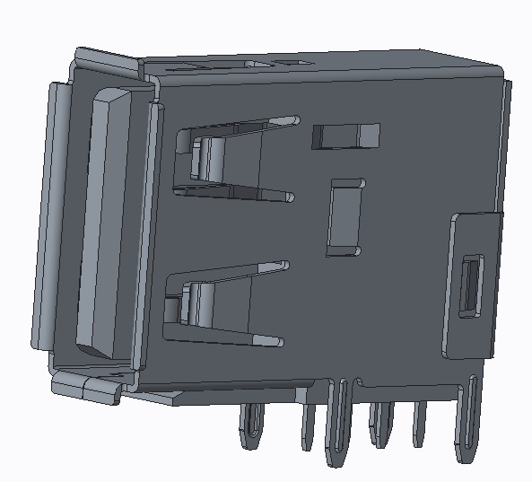 USB 2.0 AF 侧插式H=13.80mm