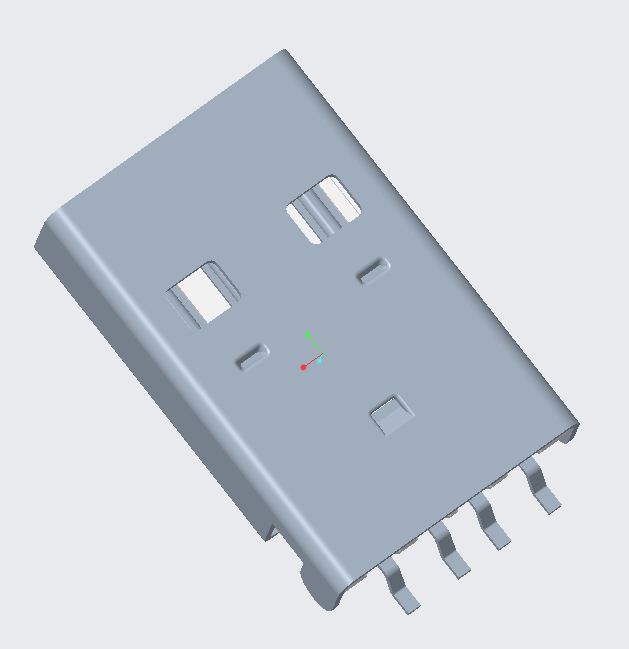 USB AM SMT无柱沉板式