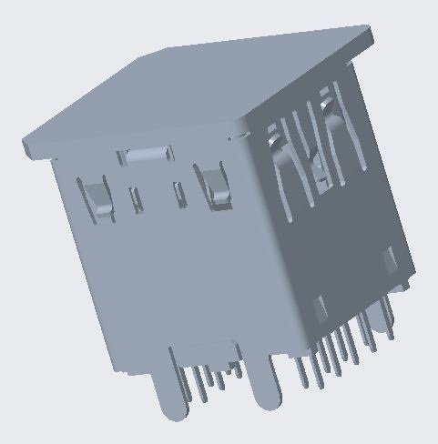 USB 3.0Type_A RACE 双层 直立式