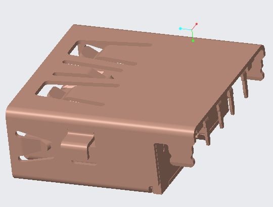 USB3.1 AF R/A RVS DIP 
TYPE CH=-1.2mm