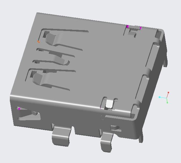 USB3.0 AF R/A DIP TYPE CH=1.8