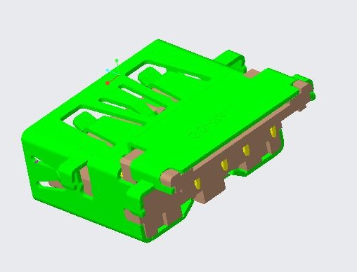 USB3.0 AF R/A DIP RVS TYPE CH=-2.25mm