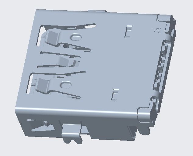 USB 3.1 AF 90度 DIP 
反向沉板 CH=-0.3 L=15.6 GEN2 10G