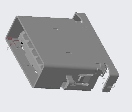 USB3.0 AF RVS CH=-0.30 H2.4 L=13.8 DIP