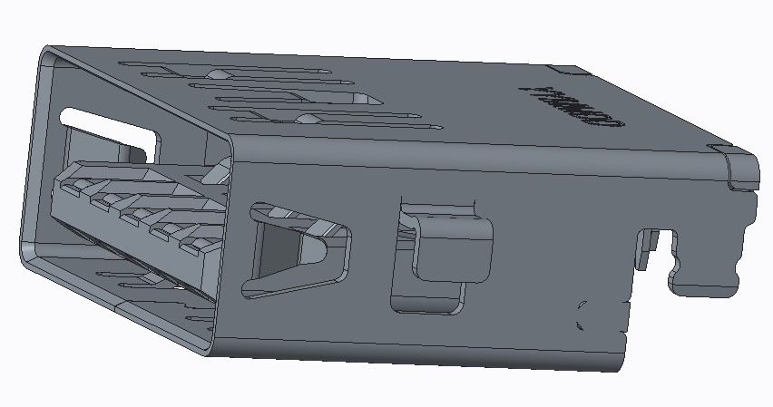 USB3.1 GEN2 A/F R/A RVS DIP TYPE CH=-0.85mm