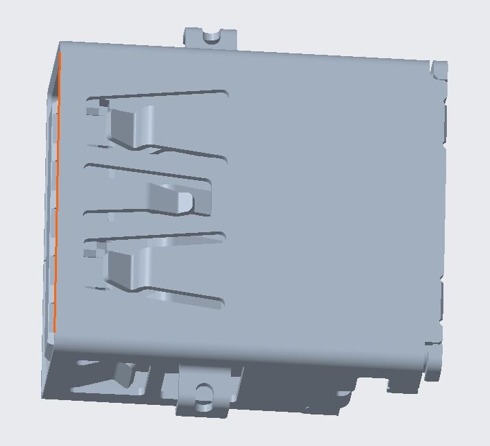 USB 3.2 AF RVS CH=-1.09 H=1.77 L=15.13 DIP Gen2(10Gbps)