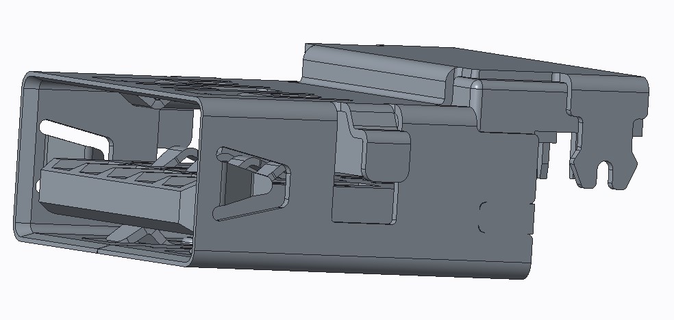 USB3.0 AF R/A DIP RVS Type PRODUCT CH=1.75mm