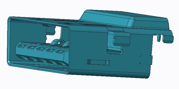 USB3.1 GEN2 AF R/A DIP RVS TYPE CH=-2.0mm(长体斜口无后盖）
