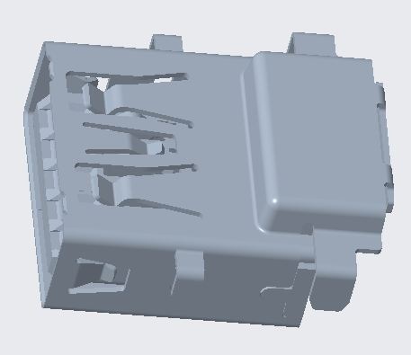 USB 3.1 AF RVS CH=-2.05 H2.76 L=16.37 Gen2