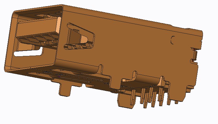 USB 3.0 AF R/A DIP TYPE
CH=2.9mm