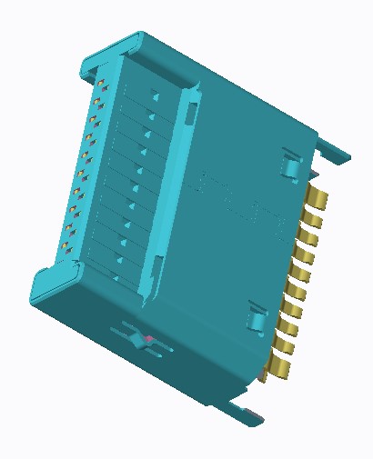 TYPE E DESKTOP 2x10 公头 A型