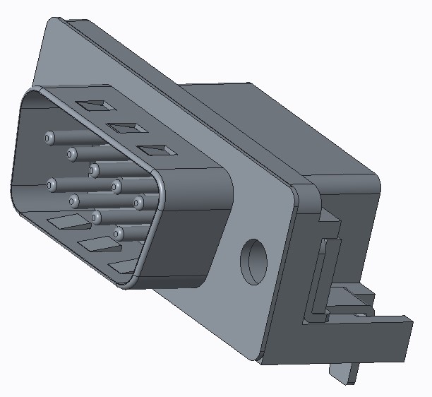DR9M黑半金铆锁5.8铁 外露2.5