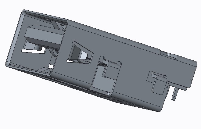 USB2.0 AF R/A DIP TYPE CH=0.1