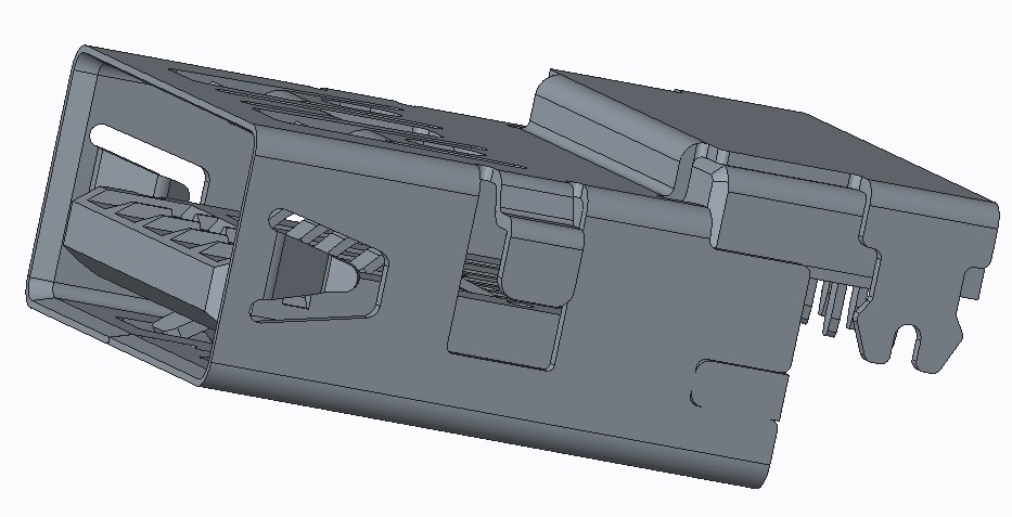 USB3.0 AF R/A DIP RVS TypePRODUCT CH=1.75mm