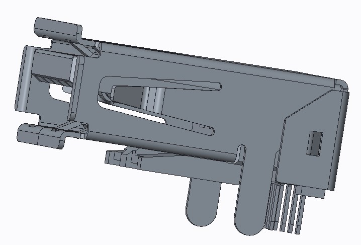 USB3.0 A/F 90&deg;DIP TypeST PRODUCT,脚长2.3