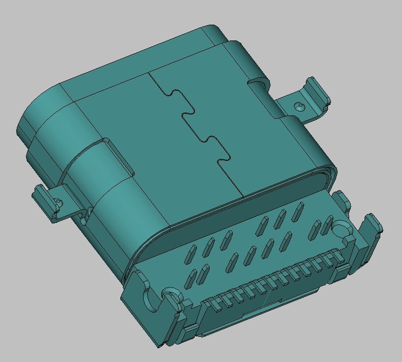 USB 3.1 CF CONNECTOR CL=0.30 沉板1.40mm DIP TYPE