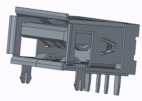USB AF DIP大电流 H6.5 有卷边