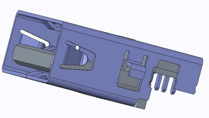 USB2.0 AF R/A DIP REVERSE TYPE CH=-0.51mm