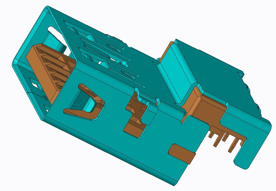 U3.0 A TYPE RECEPTACLE Reverse type,RIGHT ANGLE DIP C/H=-2.34mm