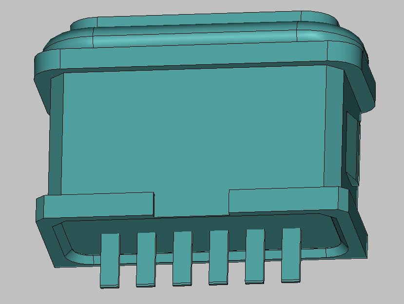 USB TYPE C 6 PIN 防水