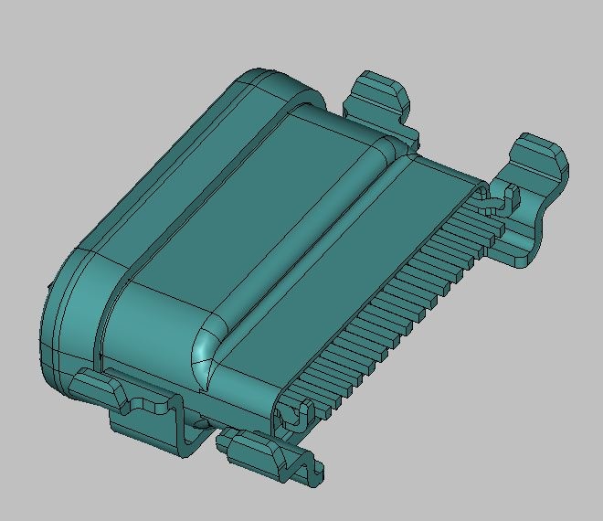 USB Type-C 母 16pin 防水型 CH=0.35,外露0.8