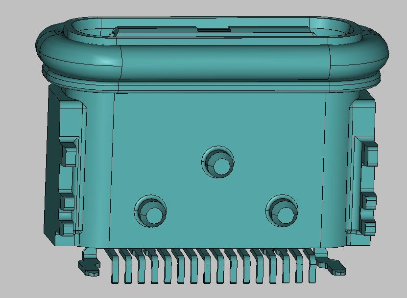 TYPE C 16P防水母座 SMT