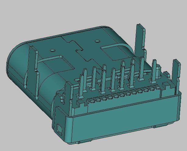 USB 3.1 C TYPE FEMALE CL1.75  H3.46mm DIP TYPE