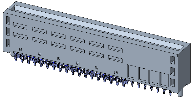 POWER 50PIN CONN DIP 180&deg; 72P+14S