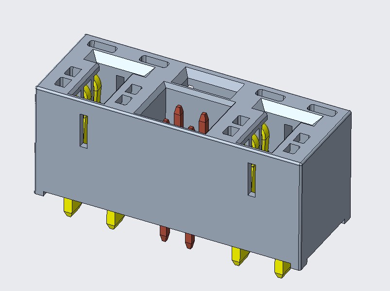 40A POWER VT RECEPTACLE 2HP+4S+2HP