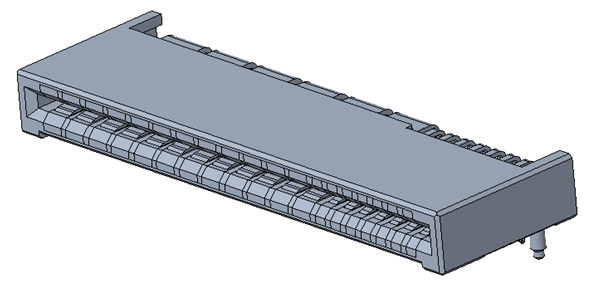 POWER 50PIN CONN DIP 90&deg; 36P+14S