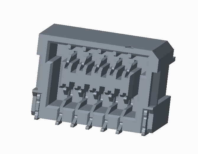 JST 1.00mm PITCH 9O&deg;双排WAFER