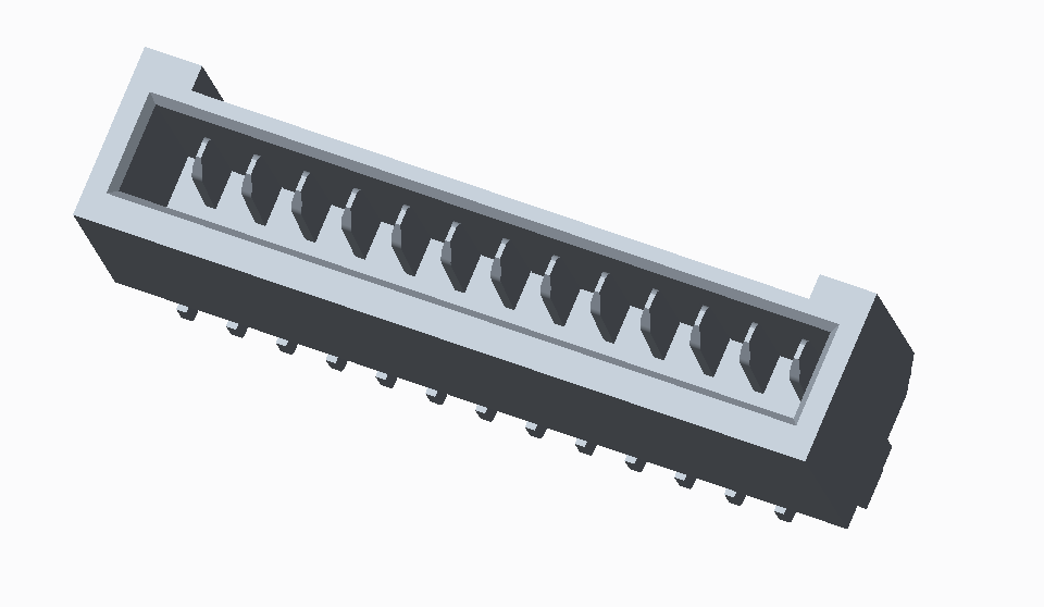 1.00mm PITCH 180&deg;SMT WAFER(薄款)
