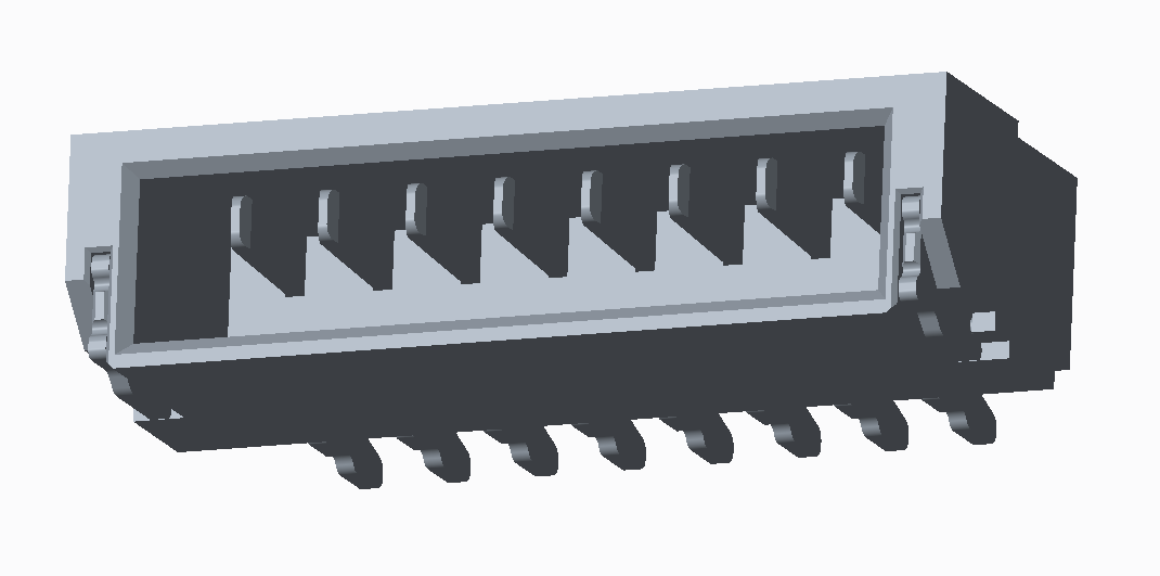 1.00mm PITCH 180&deg; SMT WAFER