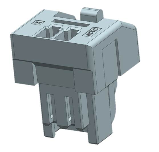 1.25线对板连接器