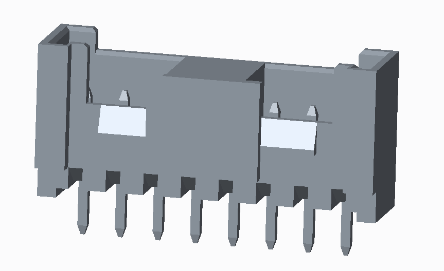 2.00mm PITCH WAFER PIP TYPE 180&deg;/加高型